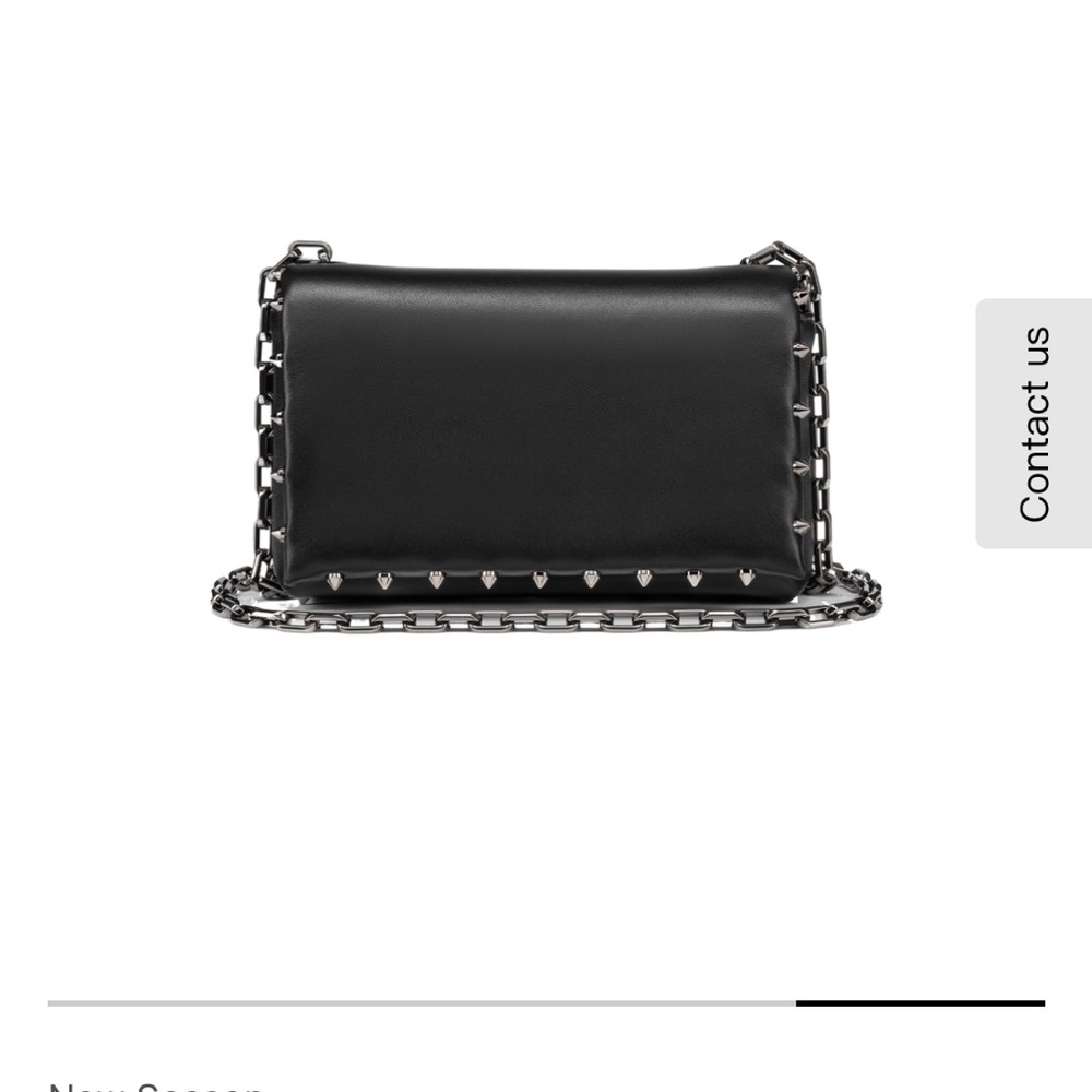 Christian Louboutin Black Studded Clutch - Picture 6 of 8